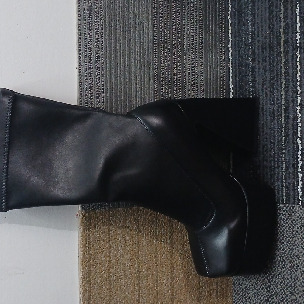 Ouepiano Women's Square Toe Boots